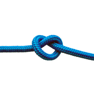 Overstock CBKnot™ Stiff Polyester Halter Cord Rope (8TF) 1/4" x 112' Blue