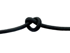 Overstock CBKnot™ Stiff Polyester Halter Cord Rope (8TF) 1/4" x 37' Black