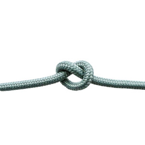 Overstock CBKnot™ Stiff Polyester Halter Cord Rope (8TF) 1/4" x 82' Silver