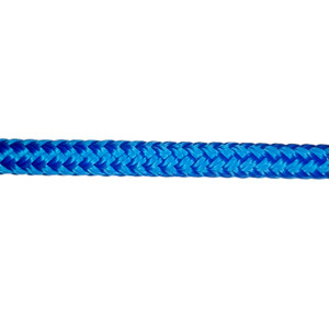 Overstock CBKnot™ Double Braid Polyester Rope 1/4" x 72' Blue
