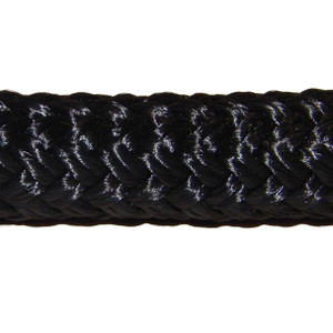 Overstock CBKnot™ Premium Double Braid Polyester Rope 5/8" Black x 13'