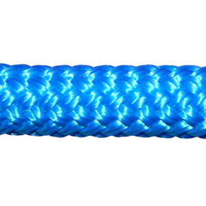 Overstock CBKnot™ Double Braid Polyester 9/16" Rope 12' Blue