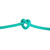 Overstock CBKnot™ Stiff Polyester Halter Cord Rope (8TF) 1/4" x 100' Turquoise