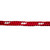 Overstock CBKnot™ Double Braid Polyester Rope 1/4" x 27' Red w/ White