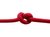 Overstock CBKnot™ Double Braid Polyester Rope 1/4" x 19' Red Hank