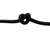 Overstock CBKnot™ Premium Firm MFP Halter Cord Rope (24C) 5/16" x 24' Black