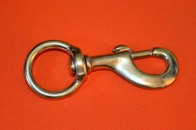 Bolt Swivel Snap Round solid Brass