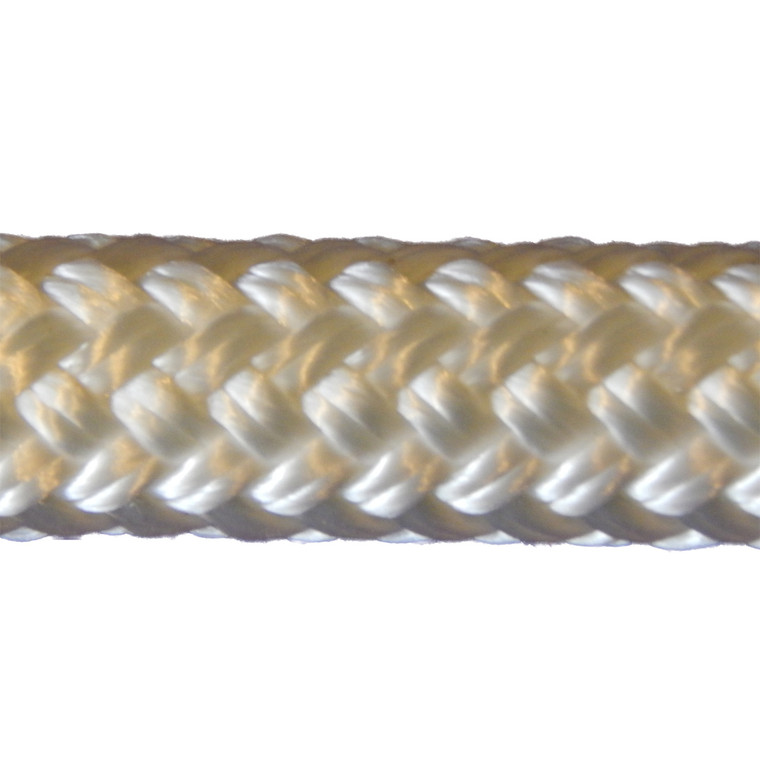 Overstock CBKnot™ Double Braid Polyester 9/16" Rope 13' White