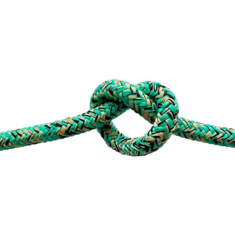 Overstock CBKnot™ Stiff Polyester Halter Cord Rope (8TF) 1/4" x 23' Turquoise Camo