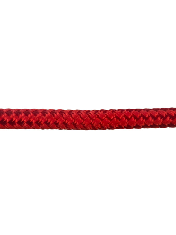 Overstock CBKnot™ Double Braid Polyester Rope 1/4" x 33' Red