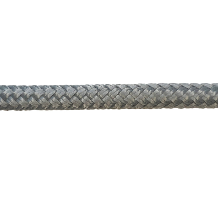 Overstock CBKnot™ Double Braid Polyester Rope 1/4" x 40' Silver