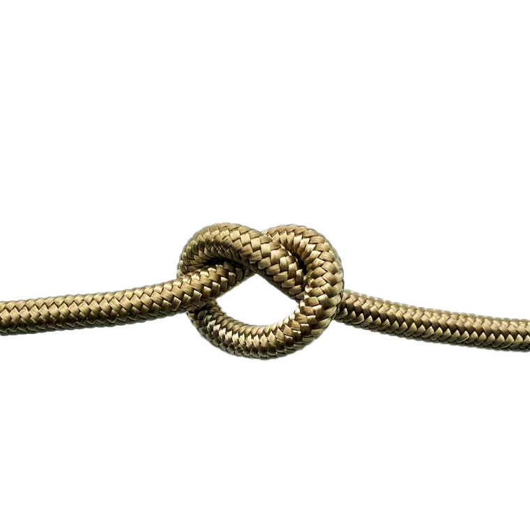 Overstock CBKnot™ Stiff Polyester Halter Cord Rope (8TF) 1/4" x 18' Sandy Brown