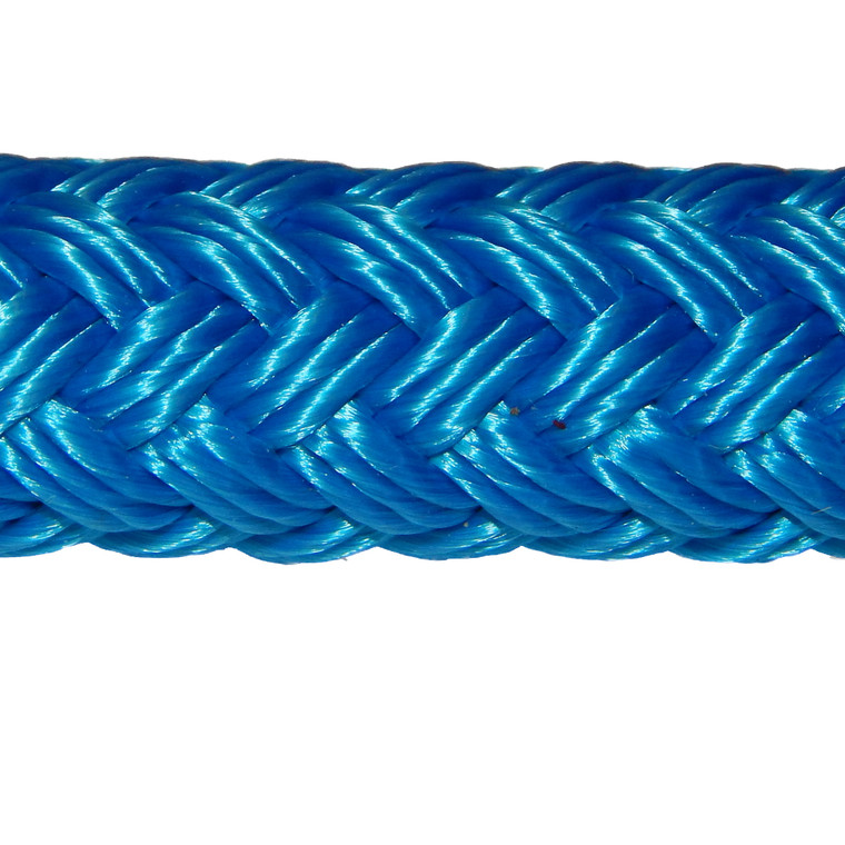 Overstock Samson EQ Braid (Double braid polyester) 1/2" x 18' Blue