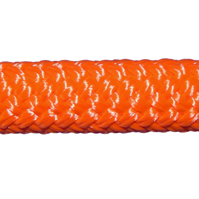DIscontinued Color CBKnot™ Double Braid Polyester Rope 9/16" x 400ft. Spool Neon Orange