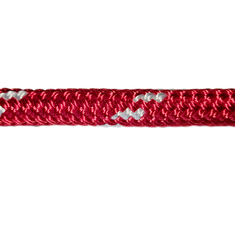 DIscontinued Color CBKnot™ Double Braid Polyester Rope 9/16" x 400ft. Spool Red w/ White Tracers