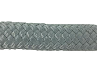 Overstock CBKnot™ Double Braid Polyester 9/16" Rope 12' Silver