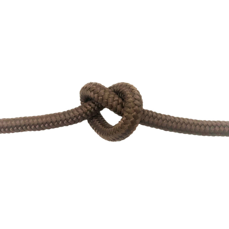 Overstock Short Spool CBKnot Stiff Polyester Halter Cord Rope (6TF) 3/16" x 320' Brown ON SPOOL