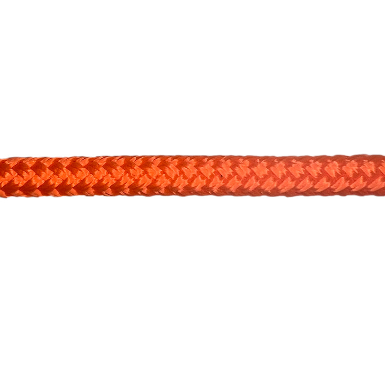 Discontinued Color CBKnot™ Premium Double Braid Polyester Rope 1/4" x 40' Hank Neon Orange