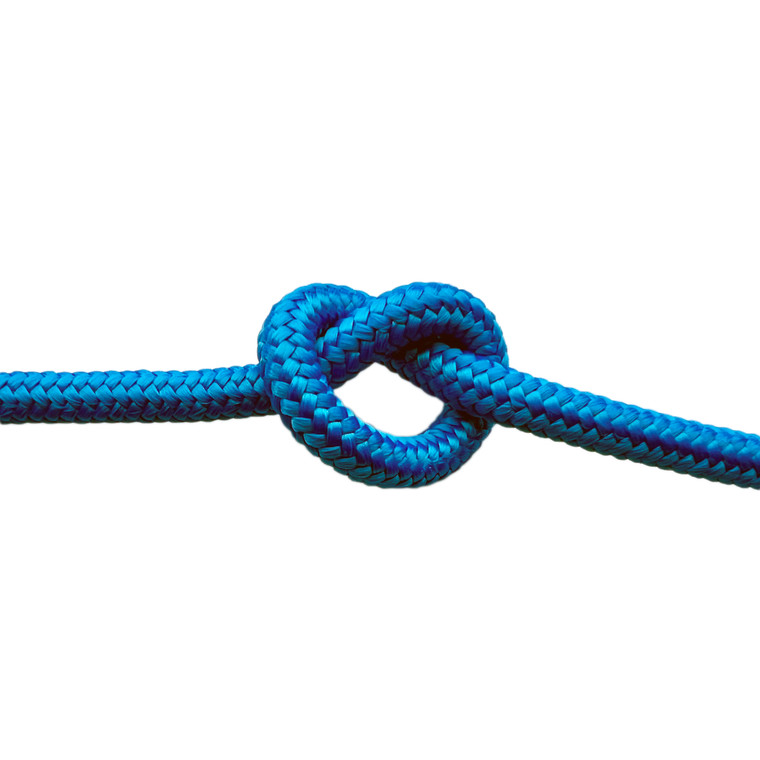 Overstock CBKnot™ Stiff Polyester Halter Cord Rope (8TF) 1/4" x 89' Blue