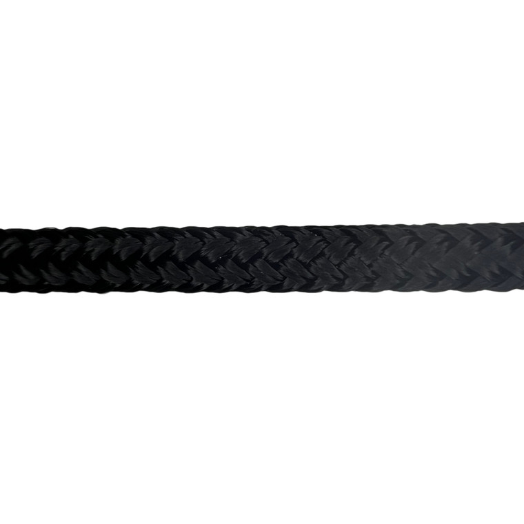 Overstock CBKnot™ Premium Double Braid Polyester Rope 1/4" x 40' Black