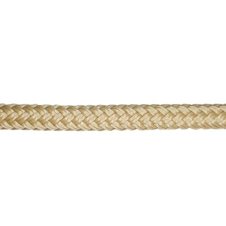 Overstock CBKnot™ Double Braid Polyester Rope 1/4" x 52' Beige