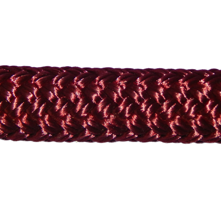 Overstock CBKnot™ Double Braid Polyester 9/16" Rope 25' Burgundy