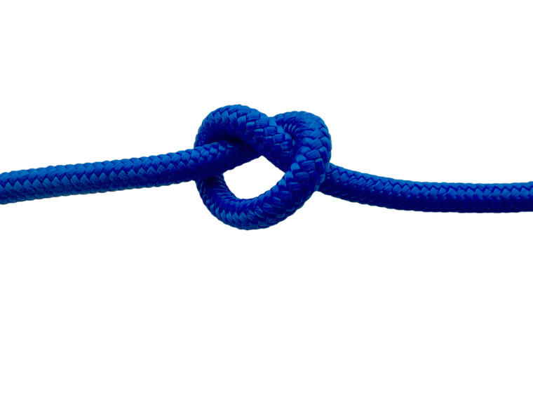 Overstock CBKnot™ Stiff Polyester Halter Cord Rope (8TF) 1/4" x 33' Ultra Marine