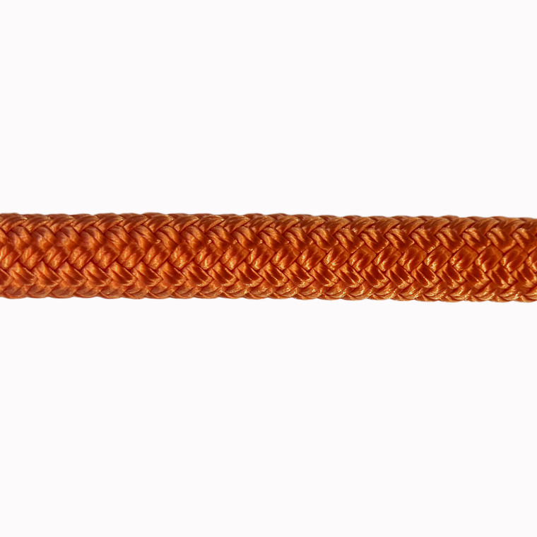 Overstock CBKnot™ Double Braid Polyester 9/16" Rope 15' Burnt Orange