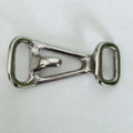 Halter Tie clip, Nickel Plated 7/8"