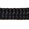 Overstock CBKnot™ Double Braid Polyester Rope 1/4" x 48' Black
