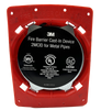 3M 2MCID Fire Barrier Cast-In Devices for Metal Pipes 2 Inch Red