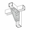 Eaton B6144LZN B-Line series Bracket, 2.31" H x 1.87" L x 1.62" W, Steel Four Hole Shelf Bracket Right