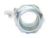 Eaton LT150G Liquid tight Connector, 1 1/2-Inch, FMC, Straight, Aluminum Ground Lug, Non-insulated, #4-14 AWG lug size, Malleable Iron