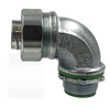 Eaton Crouse-Hinds LTBK7590  Liquidtight Connector 3/4-Inch FMC, 90 Degree Angle, Insulated, Malleable Iron