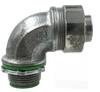 Eaton Crouse-Hinds LTBK7590  Liquidtight Connector 3/4-Inch FMC, 90 Degree Angle, Insulated, Malleable Iron