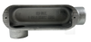 Bridgeport LR-64 Conduit Body 1 1/4-Inch Threaded Rigid 90 Degree Malleable Iron