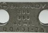 Burndy QQA312N Clamping Lug Heavy Duty 2 Hole 250-350 kcmil 1/2 IN Stud 2 Screws