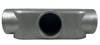 Red Dot T4 Conduit Body 4 Inch T-Style Die Cast Aluminum