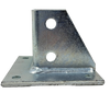 B-Line B278ZN Post Base 1-5/8" X 1-5/8" Channel 5" X 5" X 3-1/2" Base 3Pck