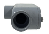 Cantex 5133663 Conduit Body 1/2 Inch PVC Type LB Screw-On Cover 90 Degree Hub Location