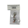 Morris 80021 White 4 Conductor Phone Jack Wall Plate