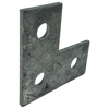 Eaton B-Line B140HDG 3-Hole Corner Plate Hot Dip Galvanized