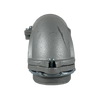 YAGI 856 90 Degree Squeeze Connector 2 Inch Zinc Electroplated Malleable Iron