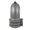 YAGI 856 90 Degree Squeeze Connector 2 Inch Zinc Electroplated Malleable Iron