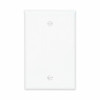 Eaton PJ13W Wallplate 1 Gang Blank Box Mount Polycarbonate Mid-size White