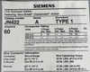 Siemens JN422 Fusible Disconnect Vacu-Break 60A 240V NEMA 1 3P 3Ph