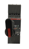 ABB SACE T4L 250 Circuit Breaker 250A 600V 3P 65kA w/Shunt Trip and Rotary Handle