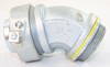 Eaton LT15045 Ground Connector Liquidtight  1 1/2-Inch 45 Degree w/Aluminum Ground Lug Non-Insulated Malleable Iron