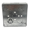 Orbit 5SDB-125 4 11/16-Inch Square Box 2 1/8-Inch Deep Steel