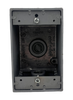 Red Dot 1506216 Electrical Box 1 Gang, Hub Size: 1/2-Inch, 3 Inlets, L: 4.5-Inch, W: 2-Inch, Aluminum, Gray